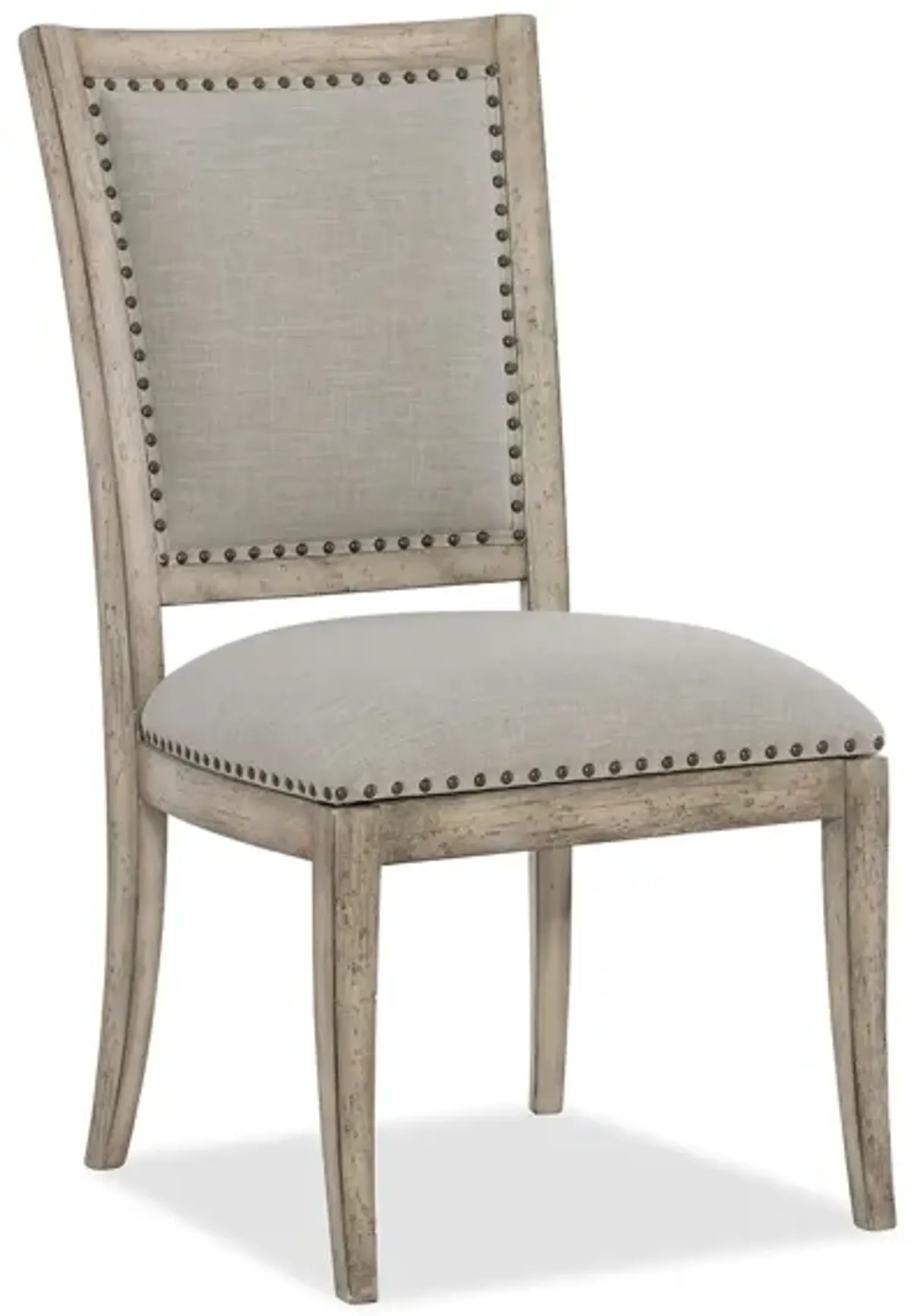 Boheme Vitton Upholstered Side Chair - Set of 2 in White, Cream, Beige by Hooker Furniture