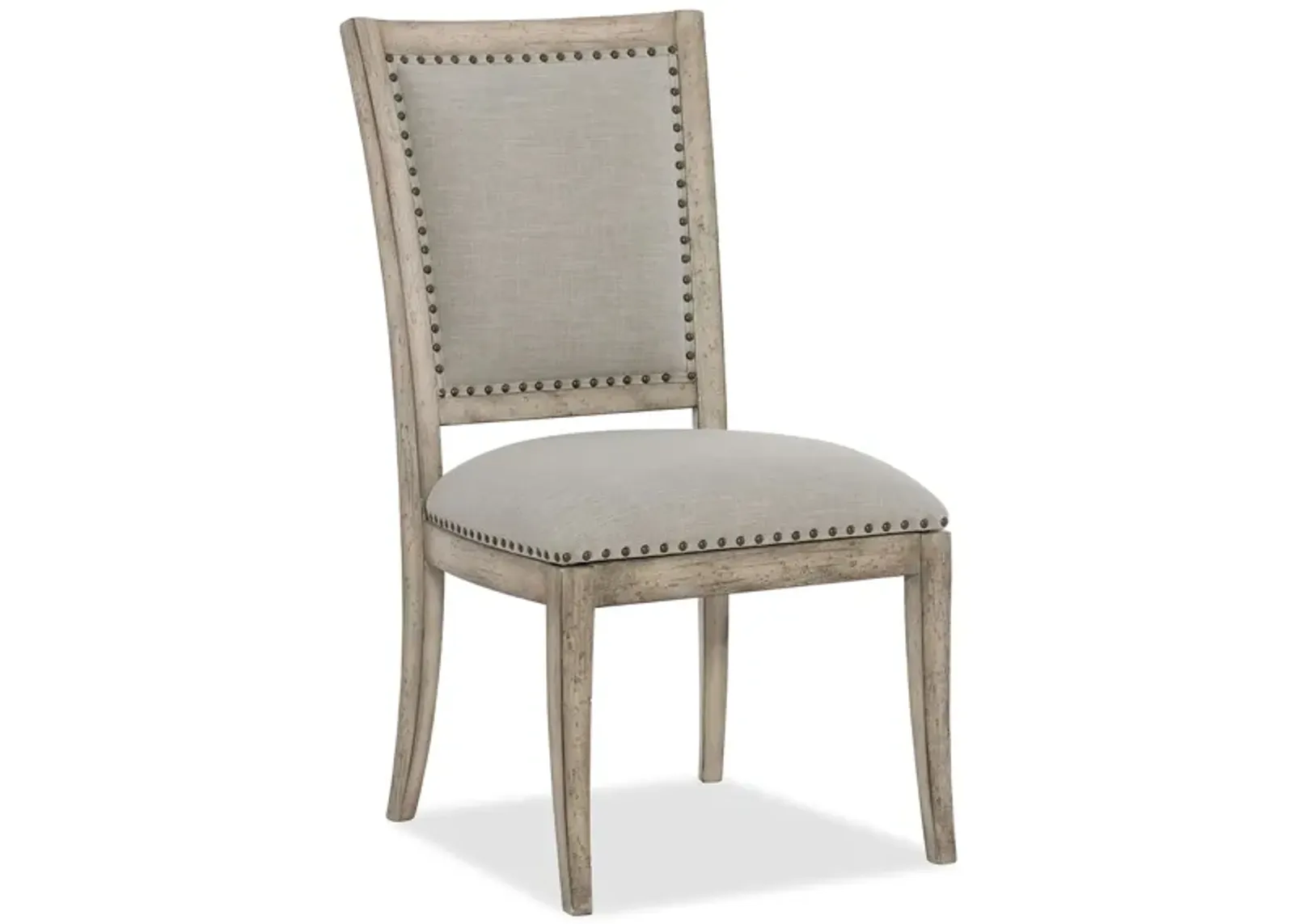 Boheme Vitton Upholstered Side Chair - Set of 2 in White, Cream, Beige by Hooker Furniture