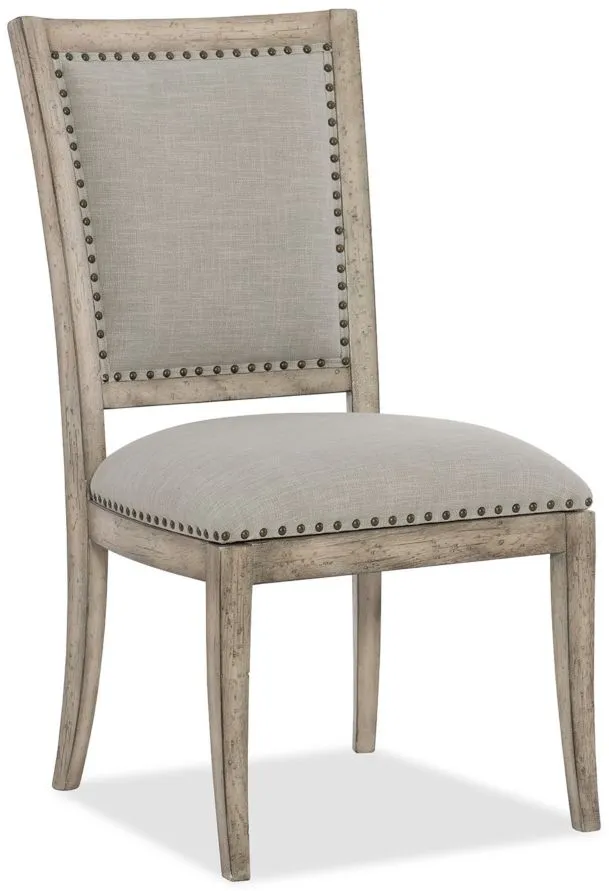 Boheme Vitton Upholstered Side Chair - Set of 2 in White, Cream, Beige by Hooker Furniture