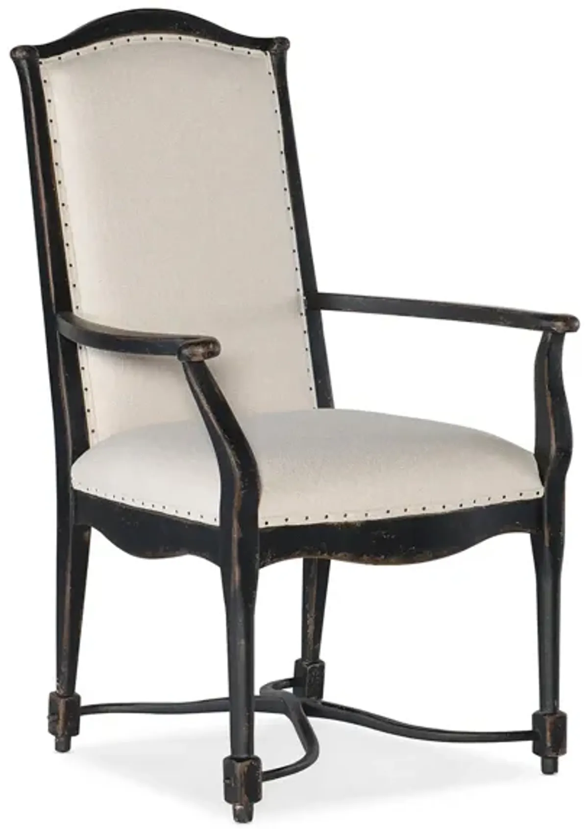 Ciao Bella Upholstered Arm Chair - Set of 2 in Black by Hooker Furniture