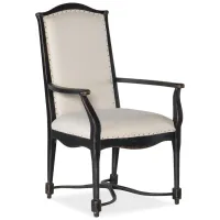 Ciao Bella Upholstered Arm Chair - Set of 2 in Black by Hooker Furniture
