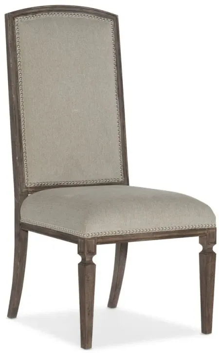 Woodlands Arched Upholstered Side Chair - Set of 2 in Brown by Hooker Furniture