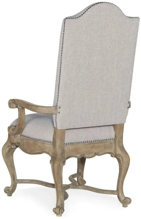 Castella Upholstered Arm Chair - Set of 2 in Antique Slate by Hooker Furniture