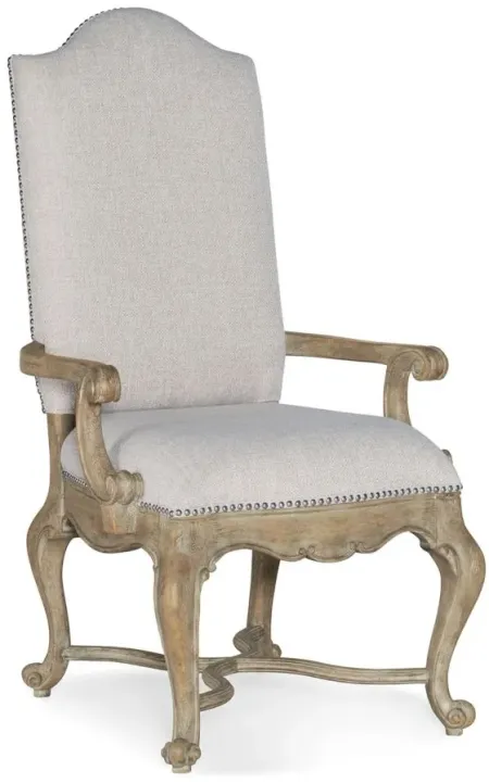 Castella Upholstered Arm Chair - Set of 2 in Antique Slate by Hooker Furniture