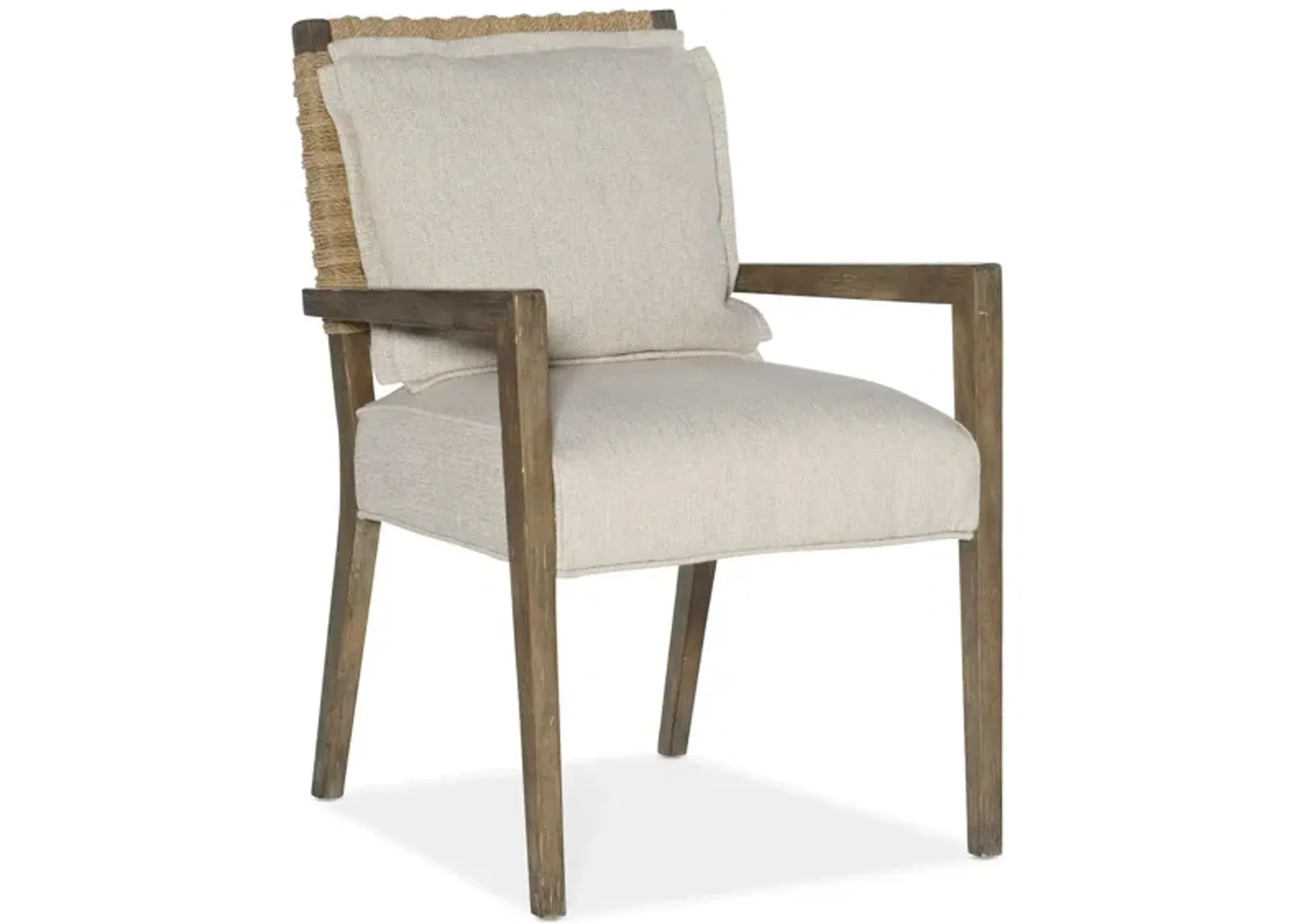 Surfrider Woven Back Arm Chair - Set of 2 in Cliffside by Hooker Furniture