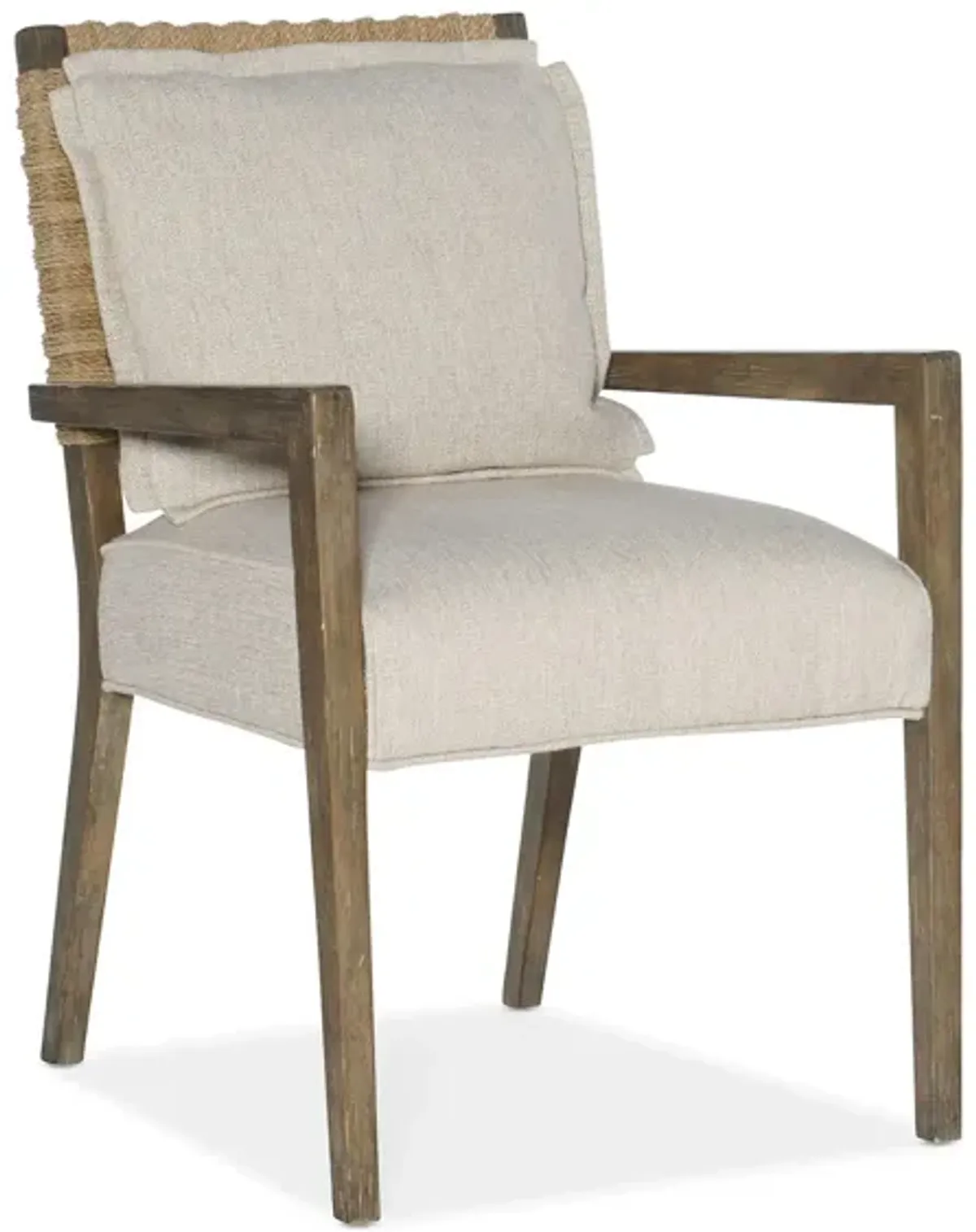 Surfrider Woven Back Arm Chair - Set of 2 in Cliffside by Hooker Furniture