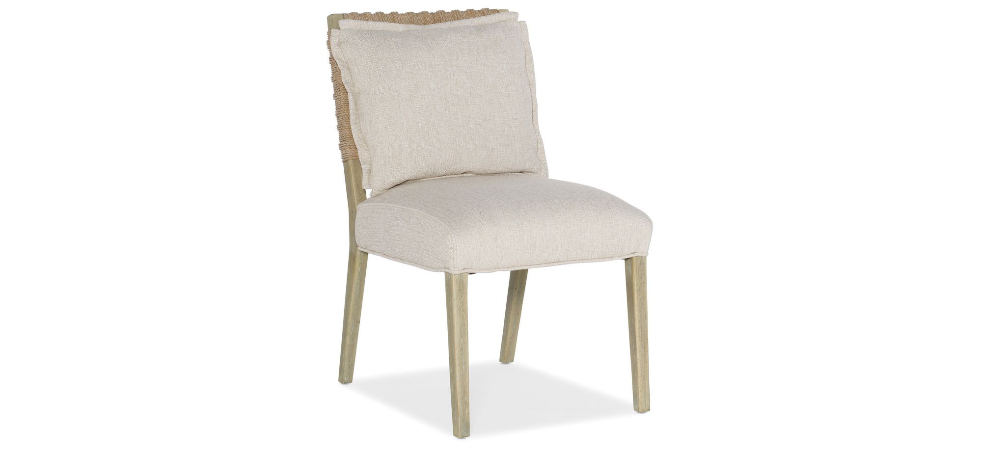 Surfrider Woven Back Side Chair - Set of 2 in Driftwood by Hooker Furniture