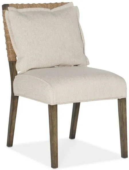 Surfrider Woven Back Side Chair - Set of 2 in Cliffside by Hooker Furniture