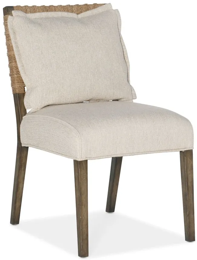 Surfrider Woven Back Side Chair - Set of 2 in Cliffside by Hooker Furniture