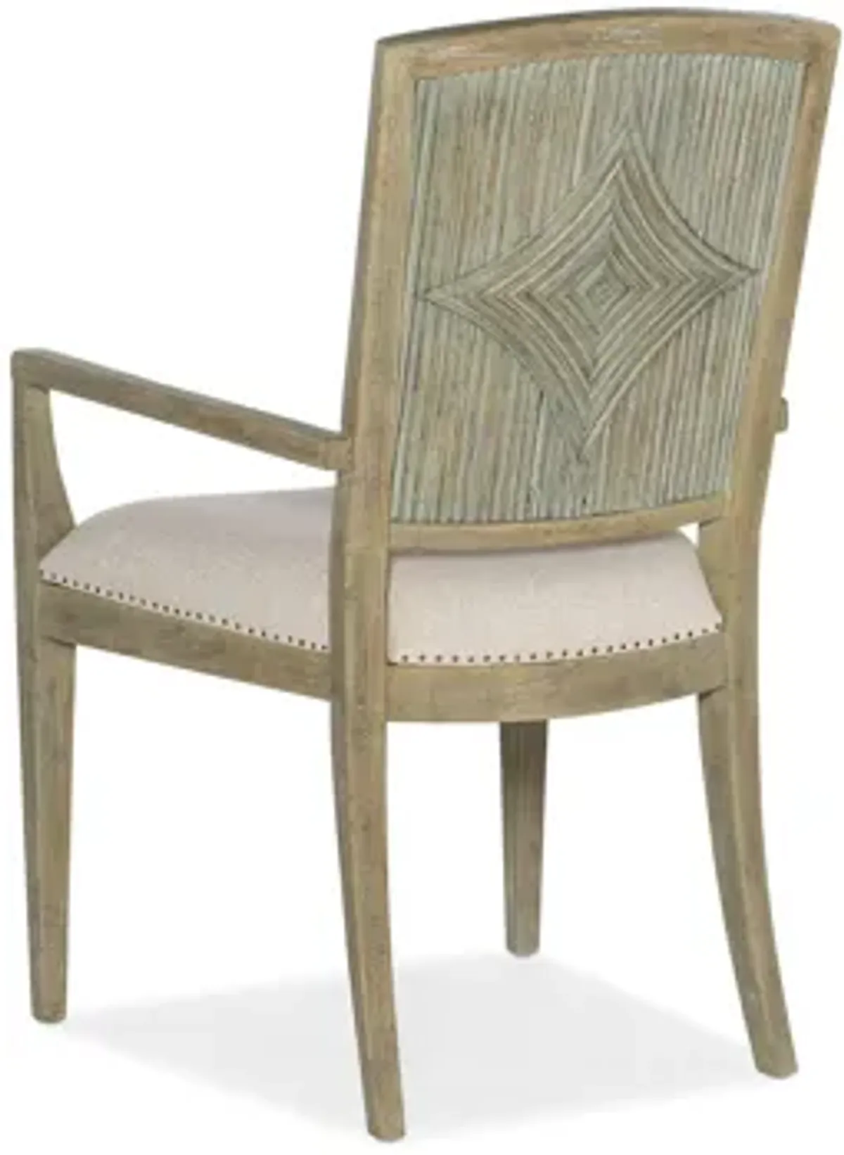 Surfrider Carved Back Arm Chair - Set of 2