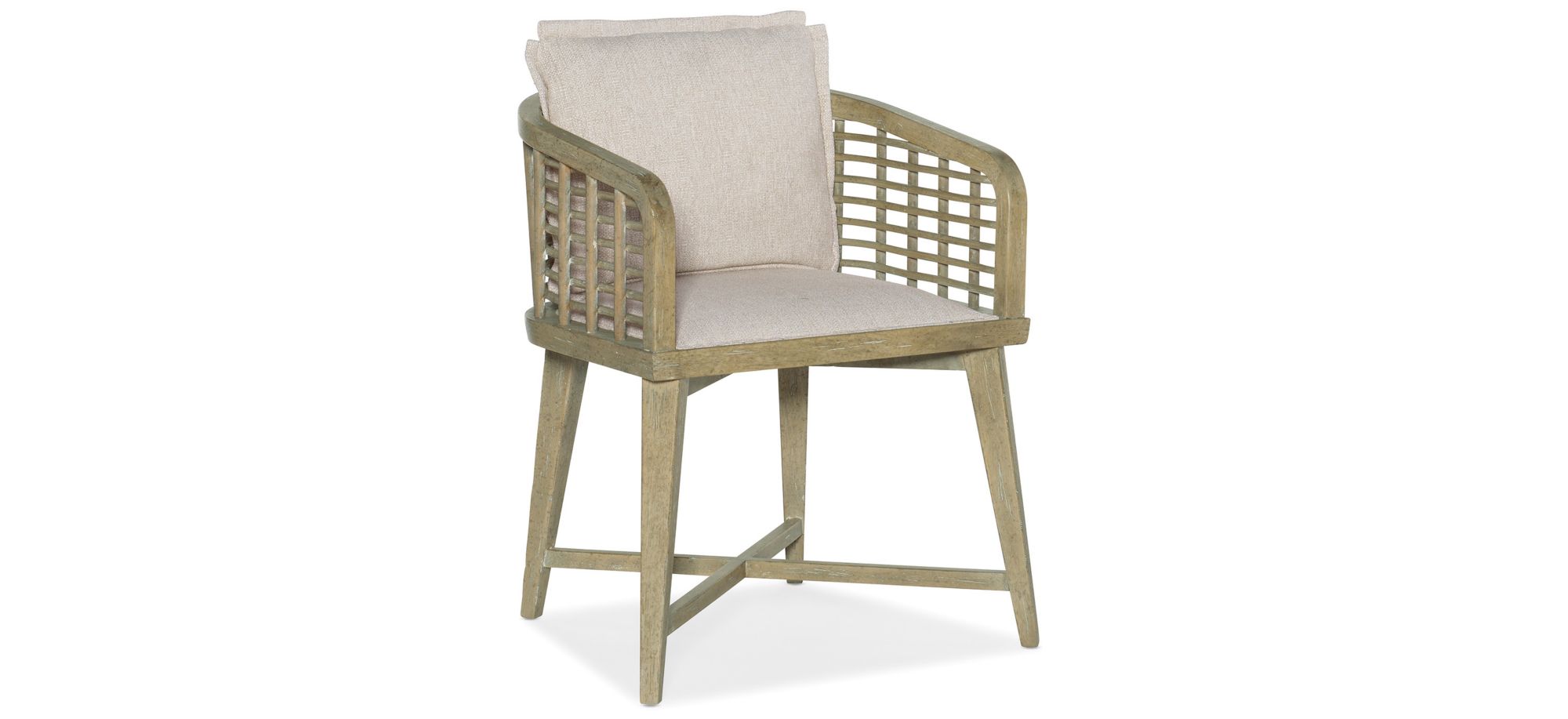 Surfrider Barrel Back Dining Chair in Driftwood by Hooker Furniture