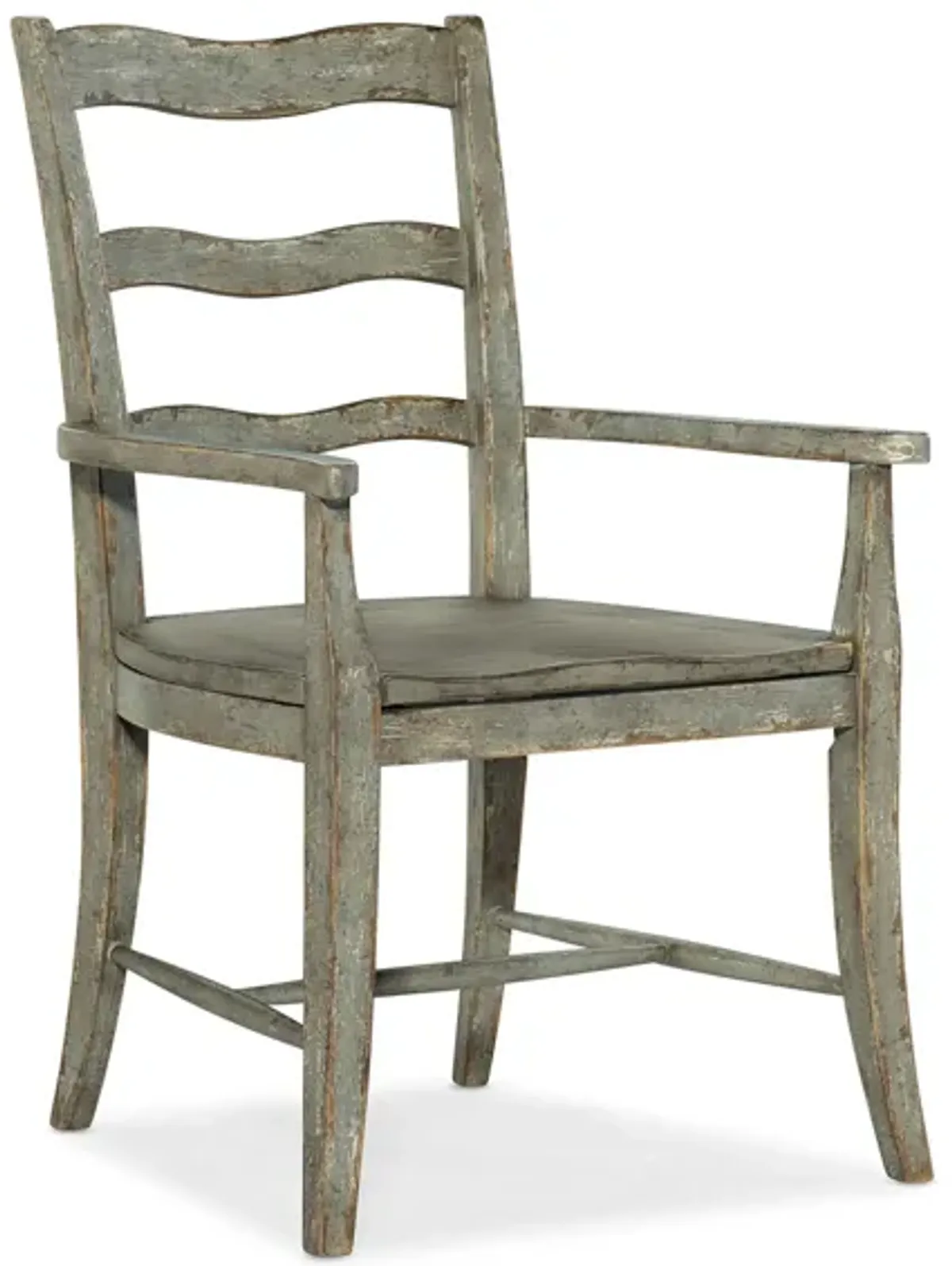 Alfresco La Riva Ladder Back Arm Chair - Set of 2 in Oyster by Hooker Furniture