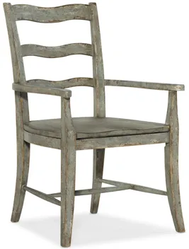 Alfresco La Riva Ladder Back Arm Chair - Set of 2 in Oyster by Hooker Furniture