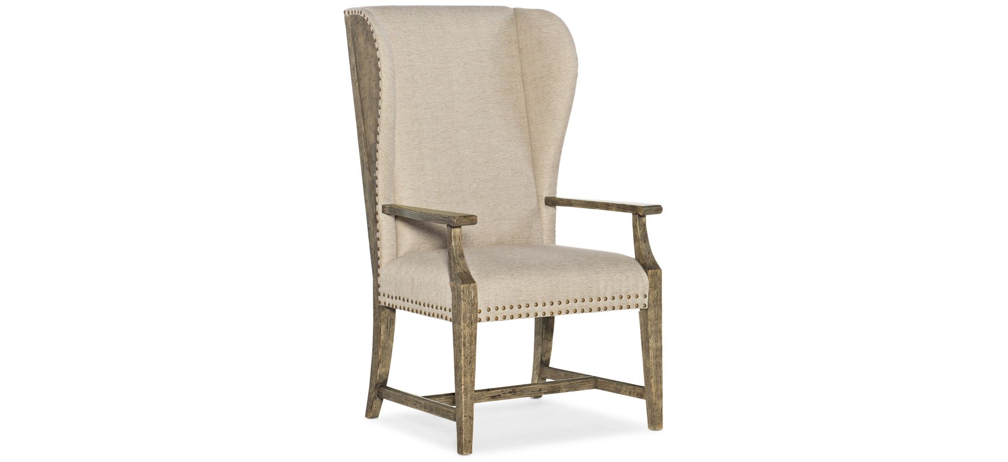 La Grange West Point Host Chair in Barn Wood by Hooker Furniture