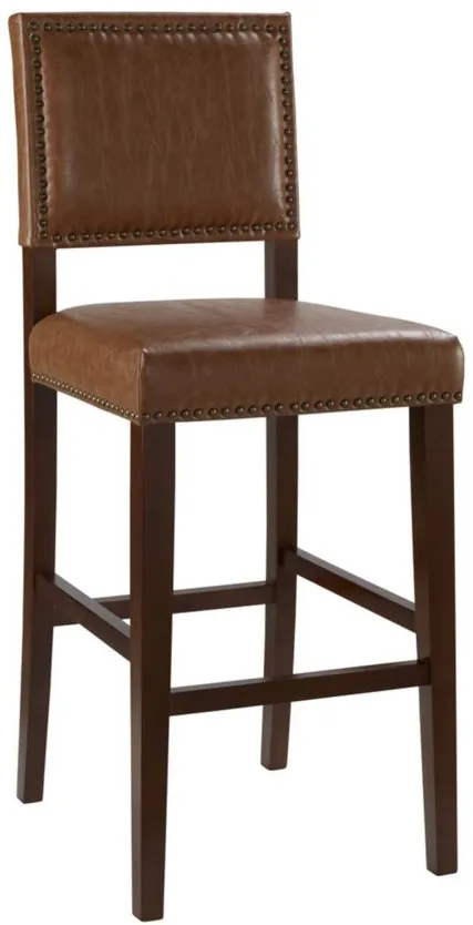 Brook Bar Stool in Brown by Linon Home Decor