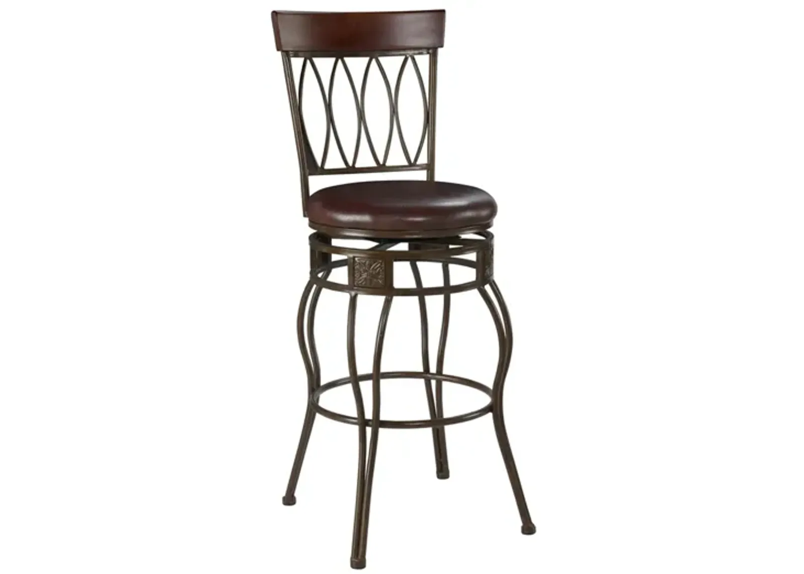 Four Bar Stool in Brown by Linon Home Decor