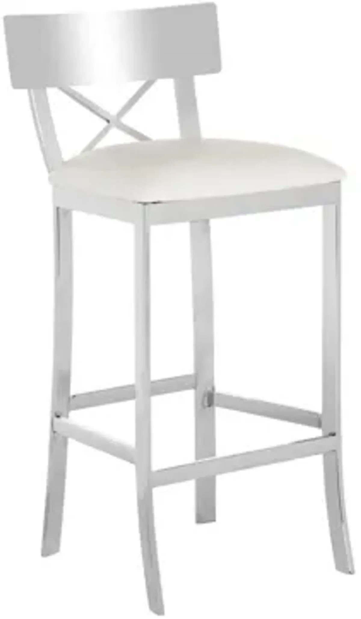 Denis Cross-Back Bar Stool