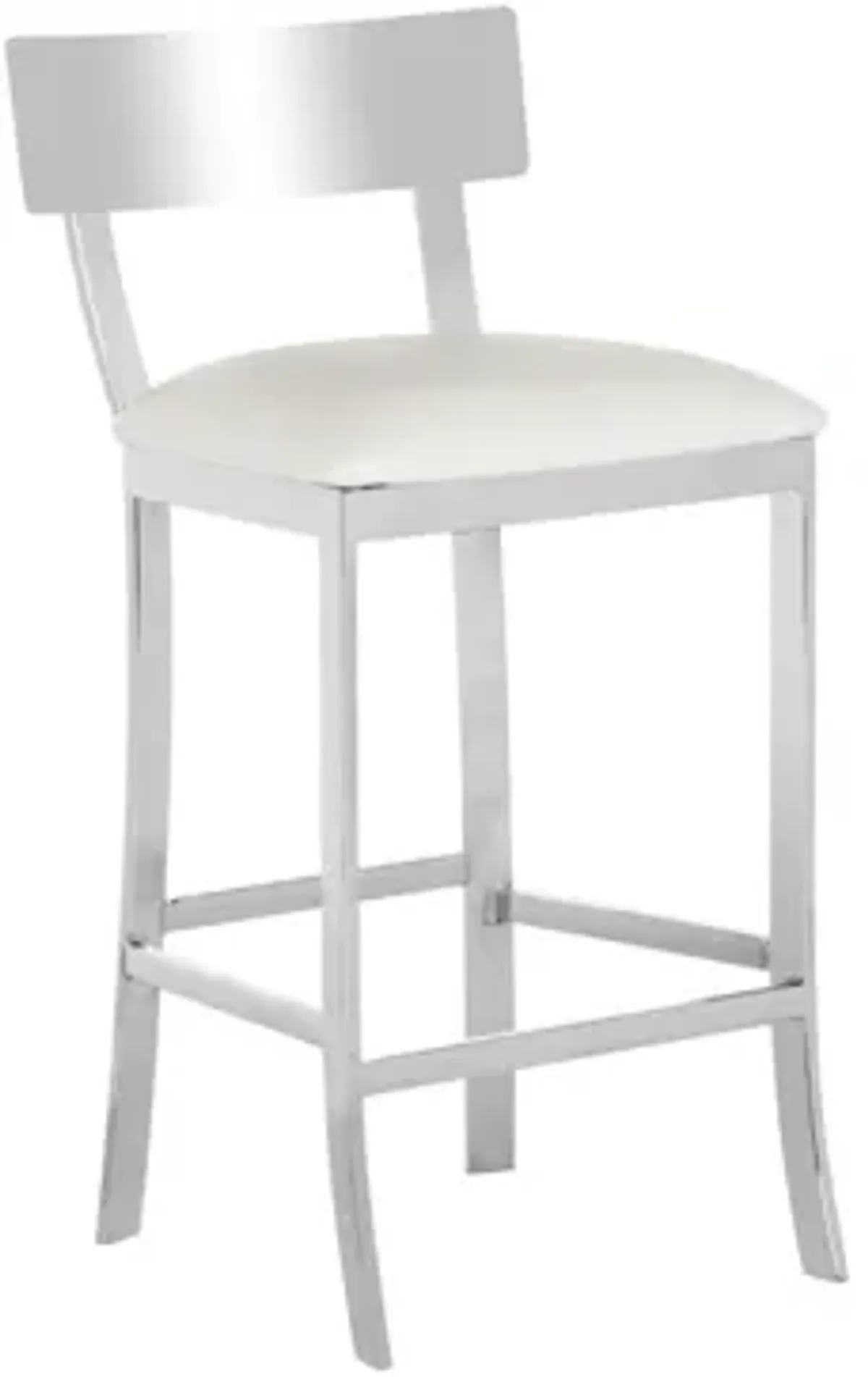 Melinda Counter Stool in White by Safavieh