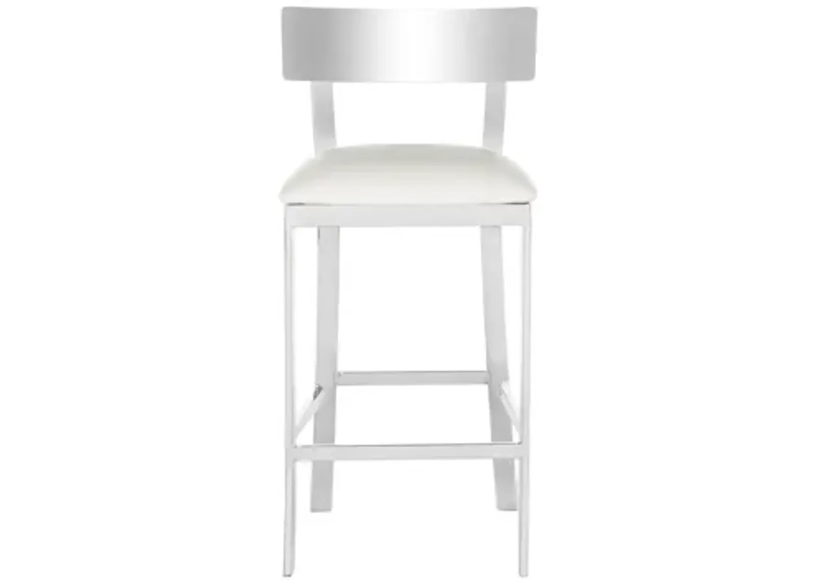 Melinda Counter Stool in White by Safavieh