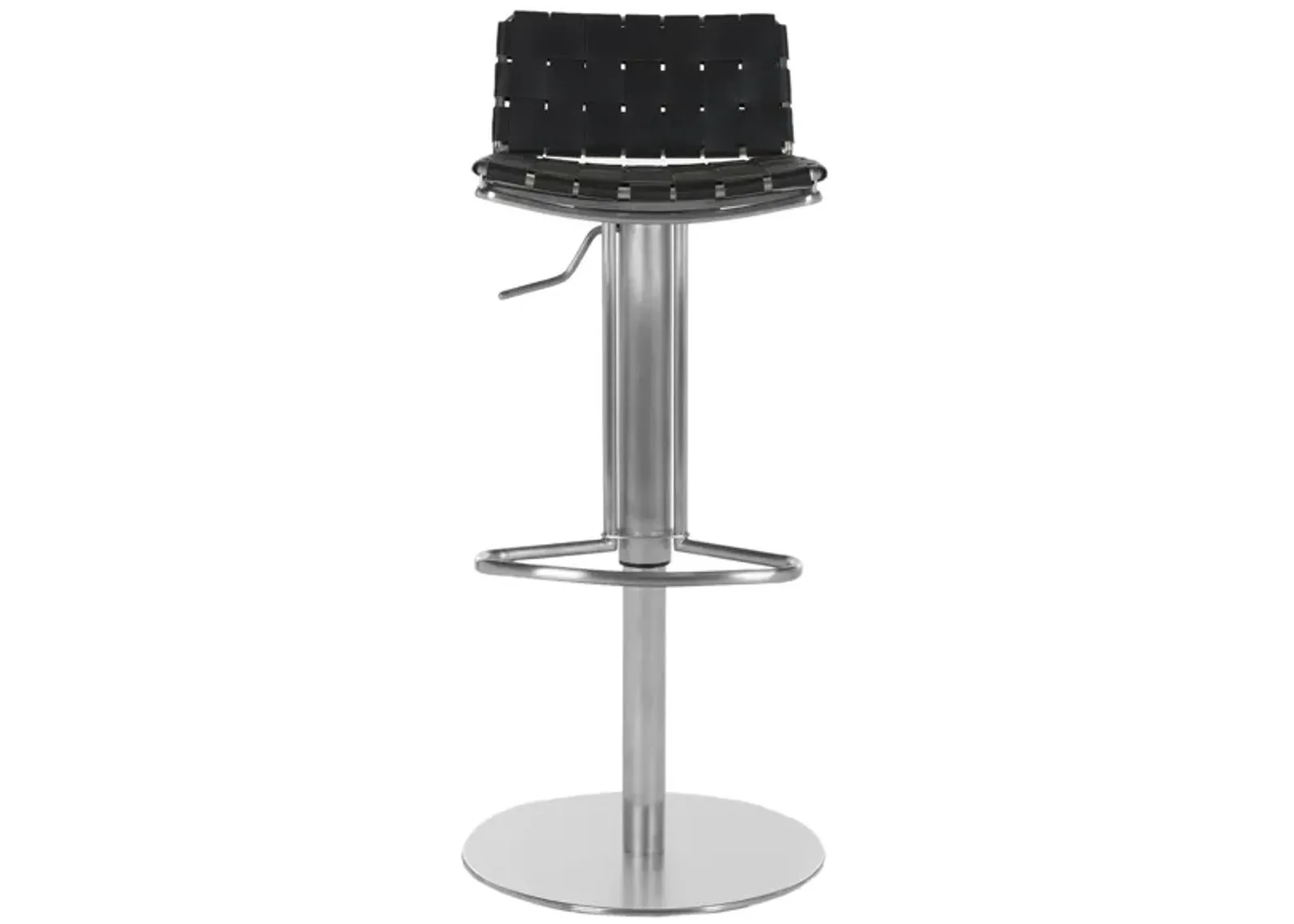 Floyd Swivel Bar Stool in Black by Safavieh