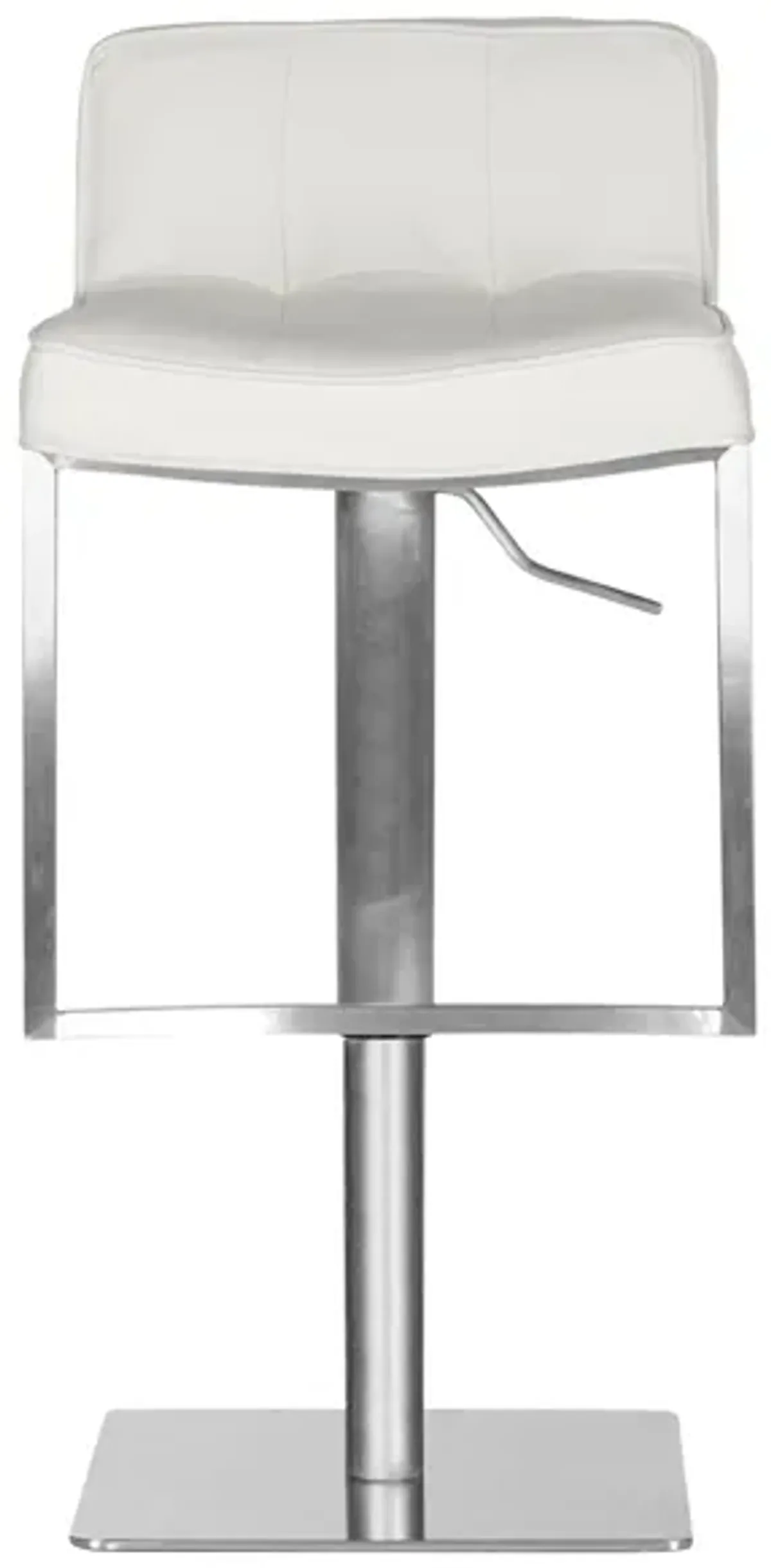 Ciera Swivel Bar Stool in White by Safavieh