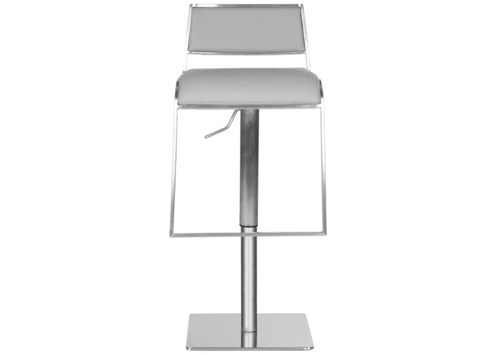 Navine Swivel Bar Stool in Gray by Safavieh