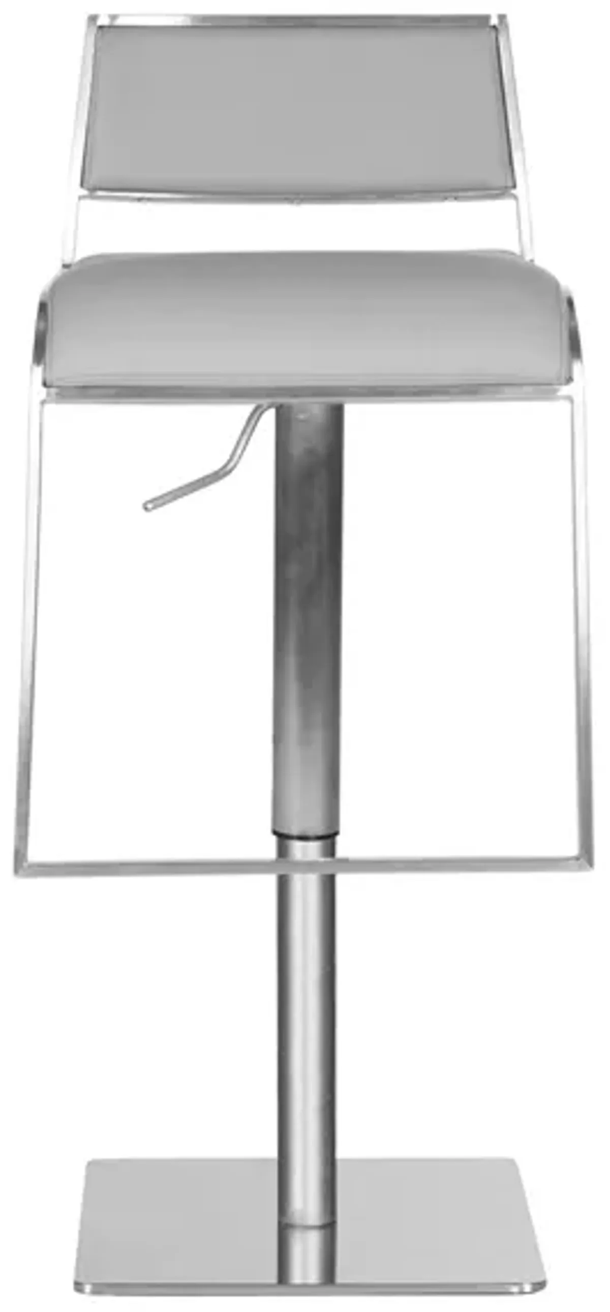 Navine Swivel Bar Stool in Gray by Safavieh