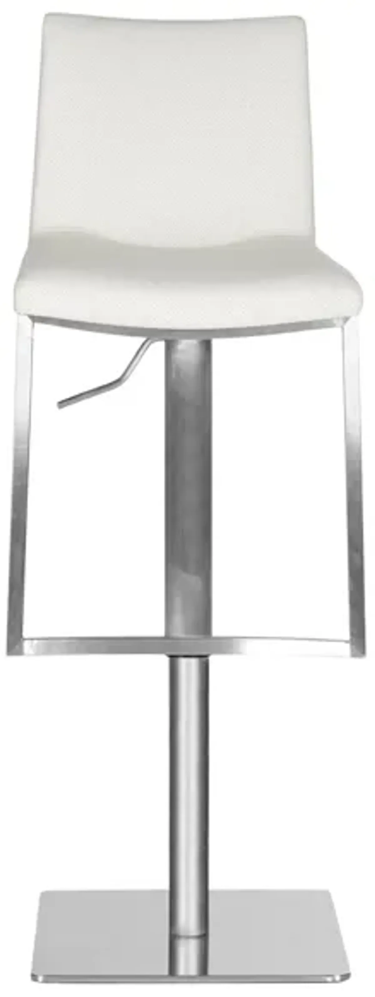 Wade Swivel Bar Stool in White by Safavieh