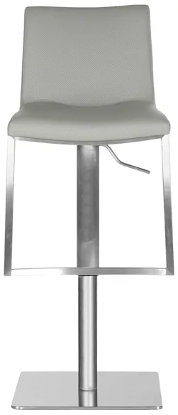 Wade Swivel Bar Stool in Gray by Safavieh