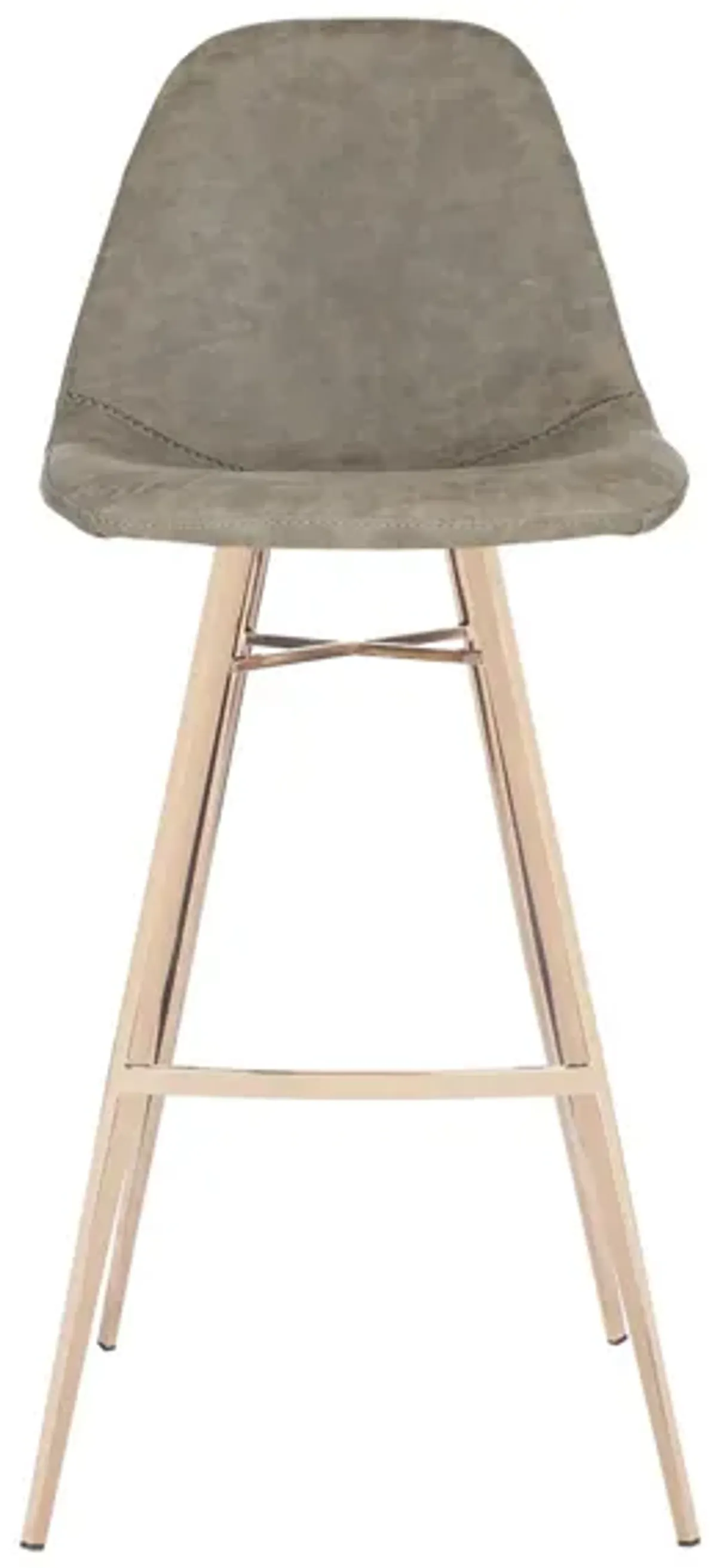 Alaia Bar Stool in Taupe by Safavieh