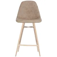 Breeda Counter Stool in Brown by Safavieh
