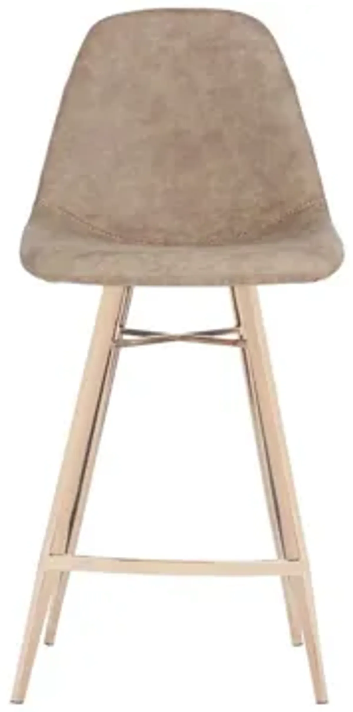 Breeda Counter Stool in Brown by Safavieh