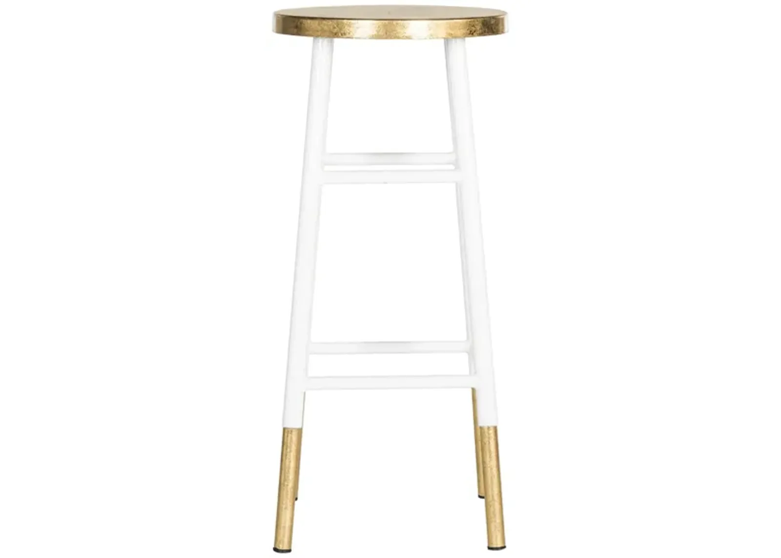 Holly Bar Stool in White by Safavieh