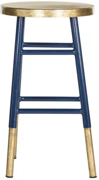 Ryker Counter Stool in Navy by Safavieh