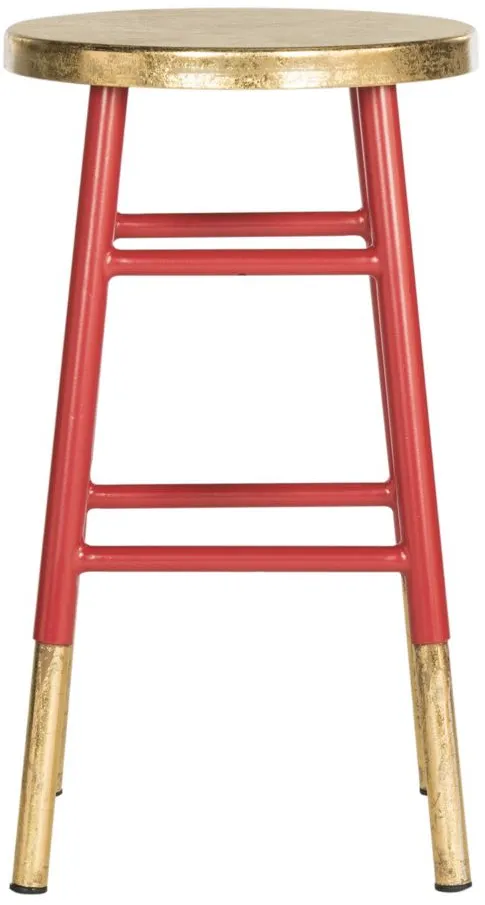 Ryker Counter Stool in Red by Safavieh