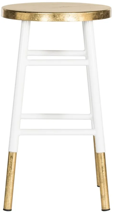 Ryker Counter Stool in White by Safavieh