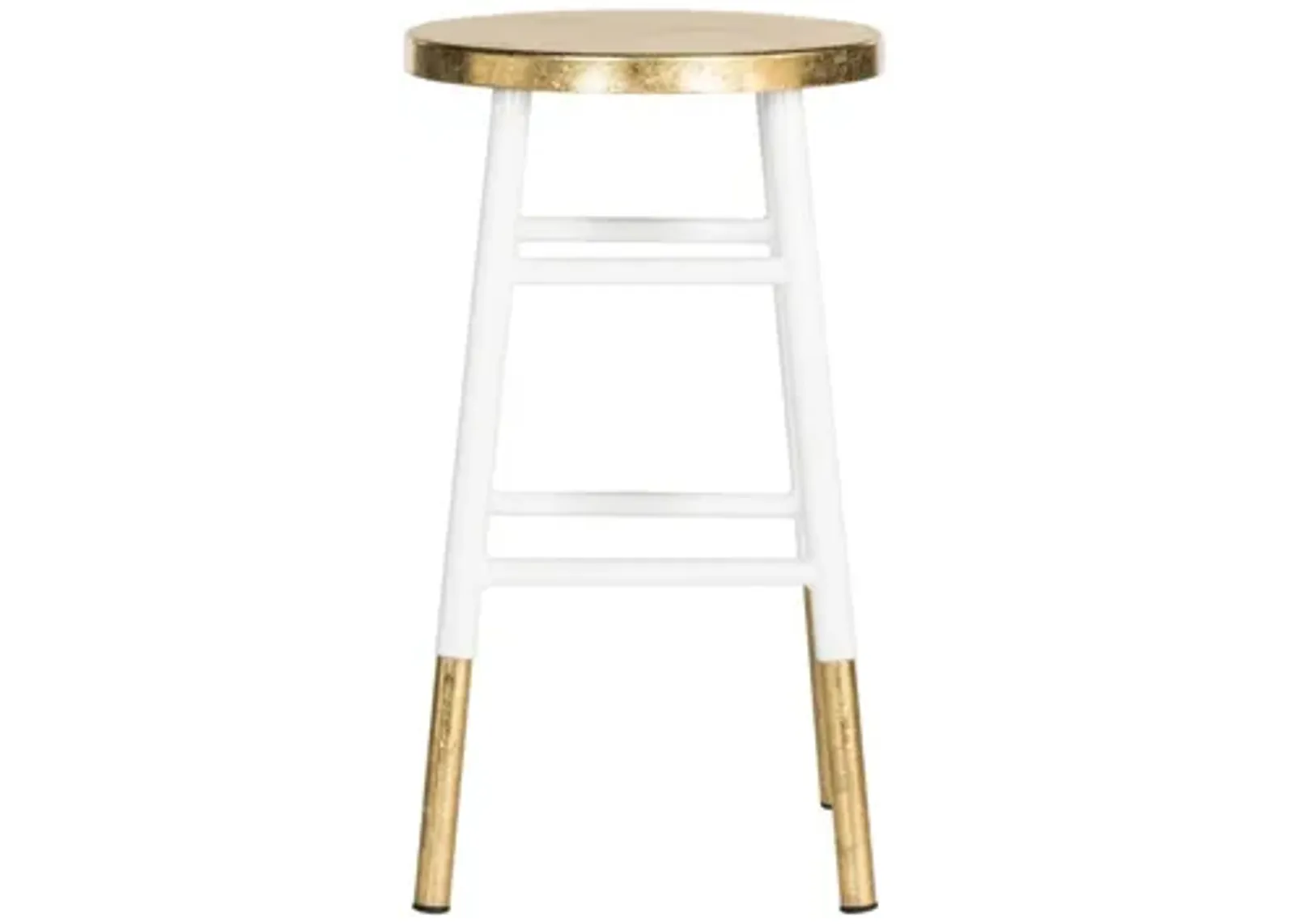 Ryker Counter Stool in White by Safavieh