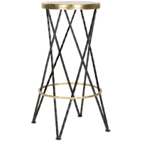 Jace Bar Stool in Gold by Safavieh
