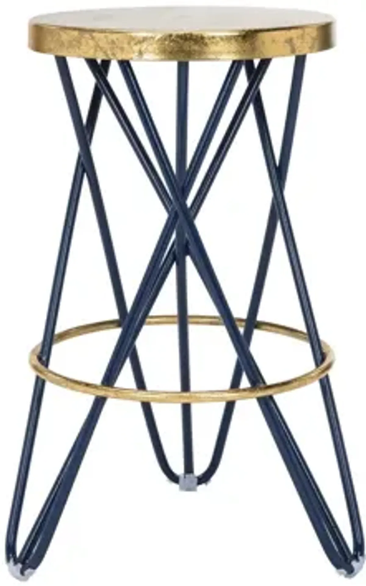 Collin Counter Stool in Navy by Safavieh