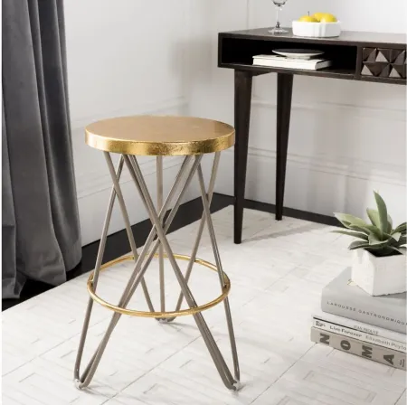 Collin Counter Stool in Beige by Safavieh
