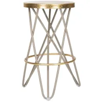 Collin Counter Stool in Beige by Safavieh