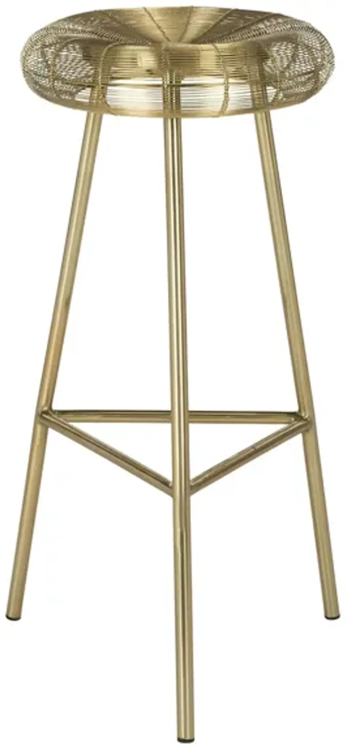 Bahari Bar Stool in Gold by Safavieh