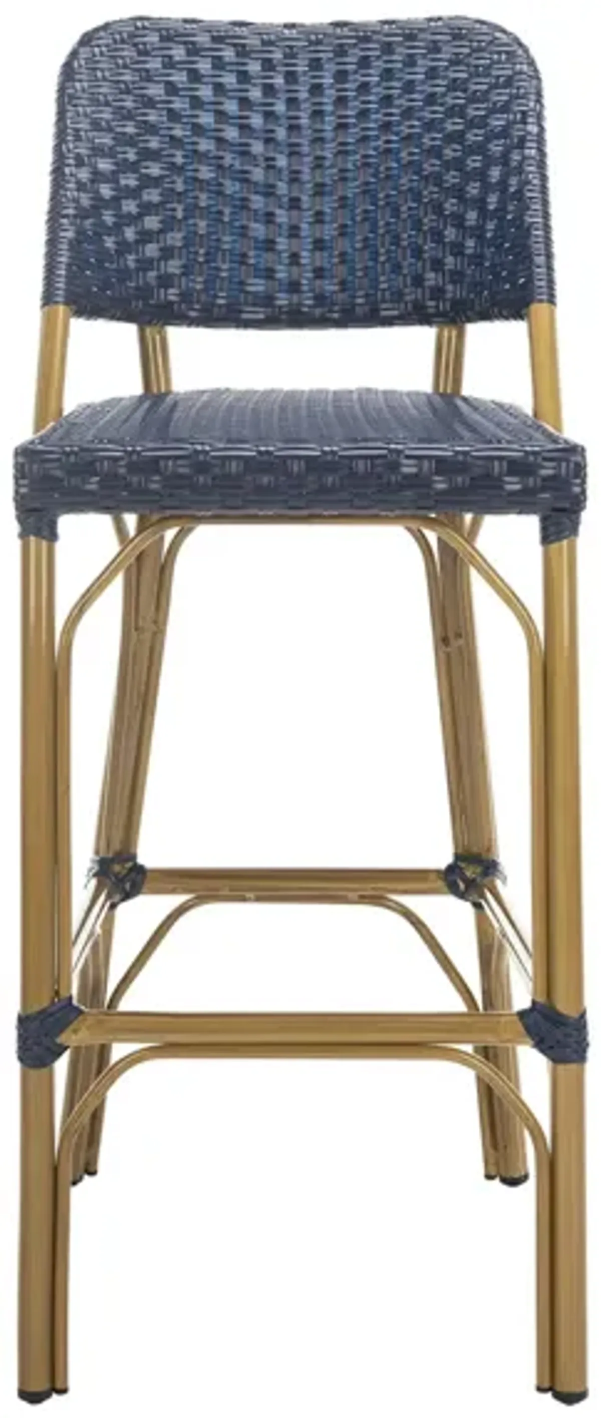 Deltana Bar Stool in Navy by Safavieh