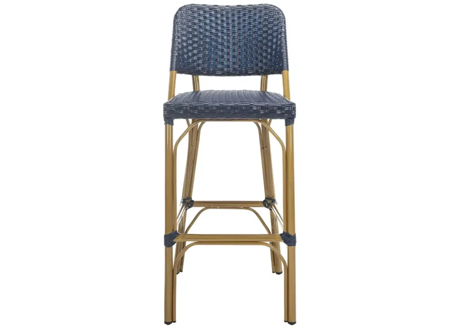 Deltana Bar Stool in Navy by Safavieh