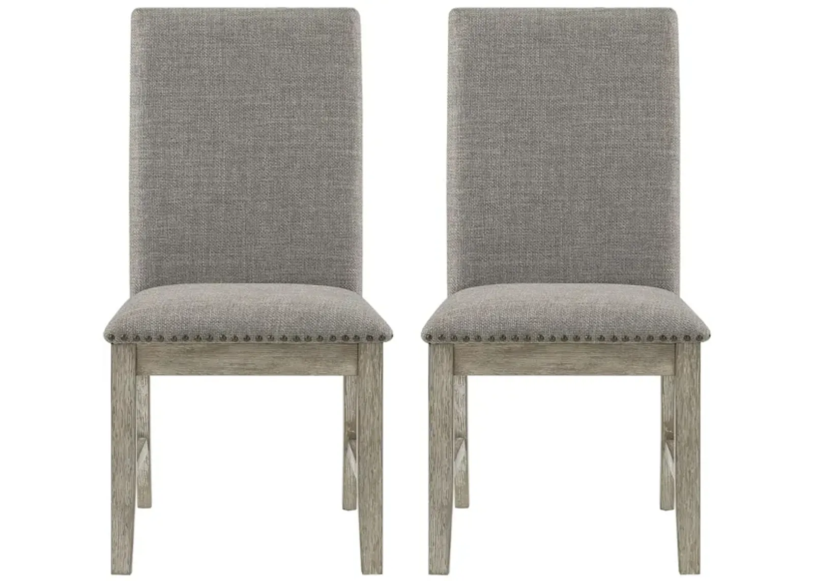 Balin Dining Room Side Chair- Set of 2 in Brownish Gray by Homelegance