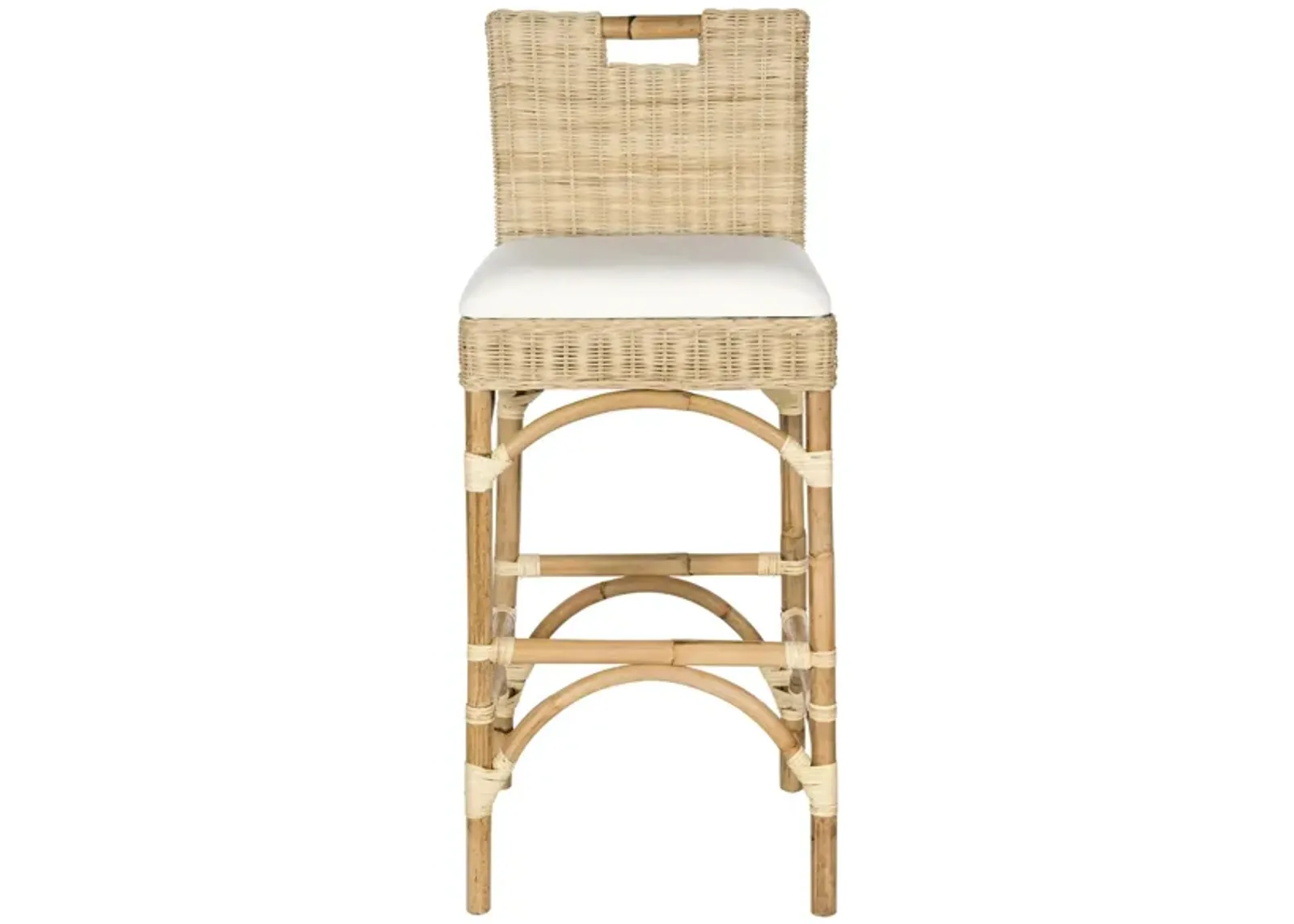 Samaria Bar Stool in Natural by Safavieh