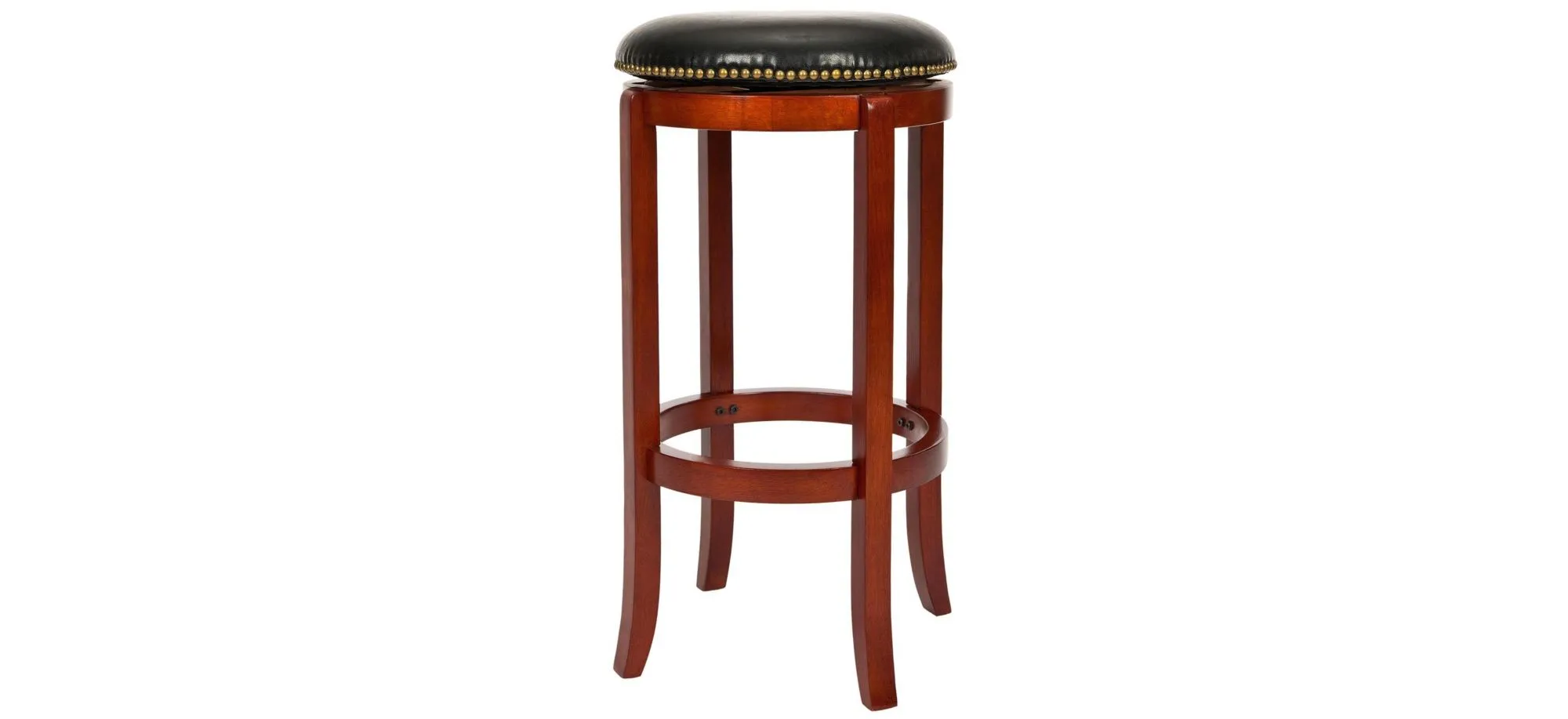 Filbert Counter Stool in Light Cherry by Safavieh