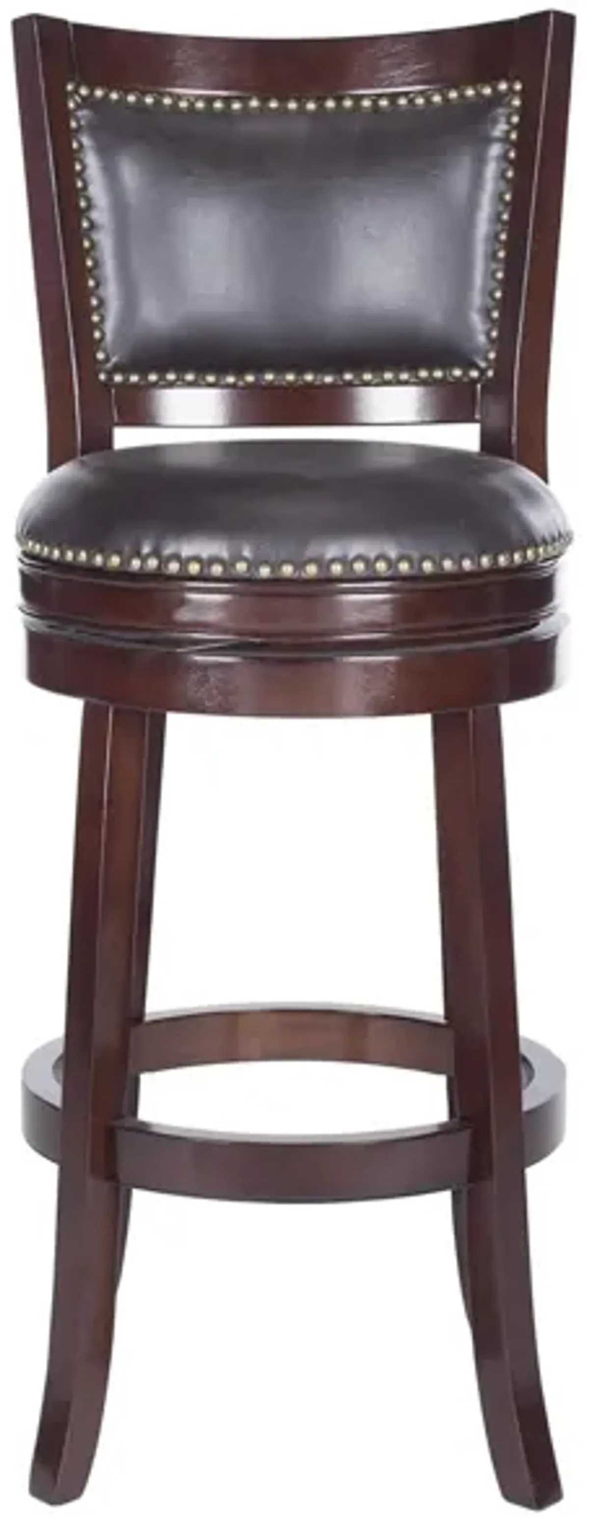 Switzer Swivel Bar Stool in Brown by Safavieh