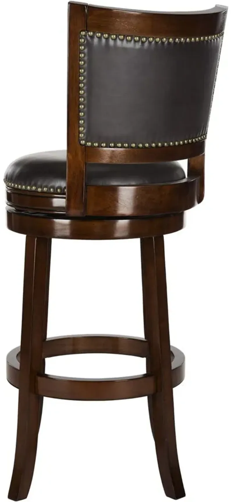 Switzer Swivel Bar Stool in Espresso by Safavieh