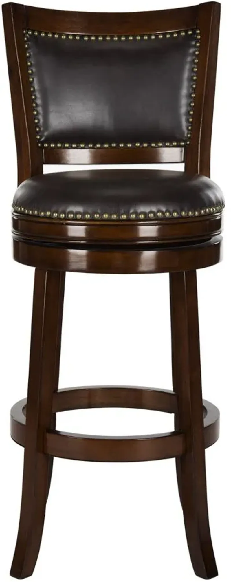 Switzer Swivel Bar Stool in Espresso by Safavieh